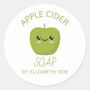 Apple Cider Soap Runder Aufkleber