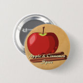 Apple Cinnamon Button (Vorne & Hinten)