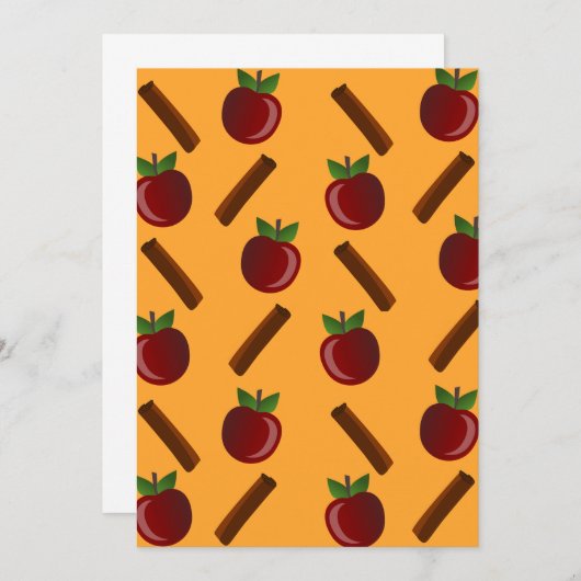 Apple Cinnamon Muster (Vorne/Hinten)