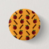 Apple Cinnamon Muster Button (Vorderseite)