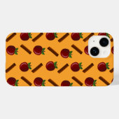 Apple Cinnamon Muster Case-Mate iPhone Hülle (Rückseite (Horizontal))