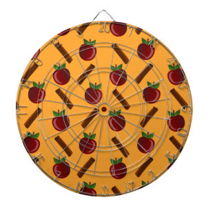 Apple Cinnamon Muster Dartscheibe