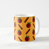 Apple Cinnamon Muster Kaffeetasse (VorderseiteRechts)