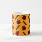Apple Cinnamon Muster Kaffeetasse (Mittel)