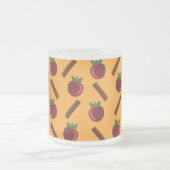 Apple Cinnamon Muster Mattglastasse (Mittel)