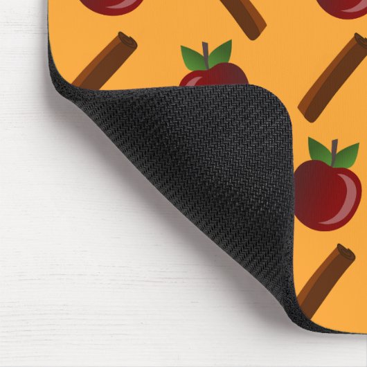 Apple Cinnamon Muster Mousepad (Ecke)