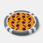 Apple Cinnamon Muster Pokerchips (Einzeln)