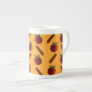 Apple Cinnamon Muster Porzellantasse