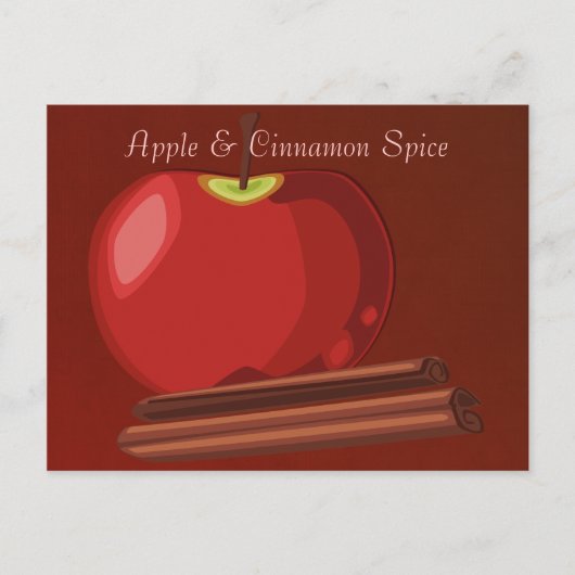 Apple Cinnamon Postkarte (Vorderseite)