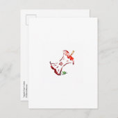 Apple Core Postcard Postkarte (Vorne/Hinten)