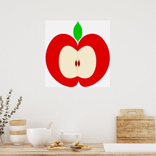 Apple Core Poster (Küche)