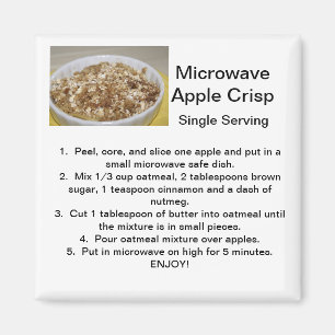 Apple Crisp Rezept Magnet