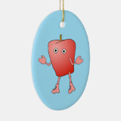 Apple Critter Keramik Ornament (Rechts)
