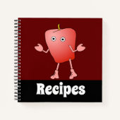 Apple Critter Rezept Notebook Notizblock (Vorderseite)