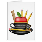 Apple-Cup-Karte des Lehrers (Vorne)