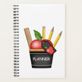 Apple Cupcake Custom Planer des Lehrers (Vorderseite)