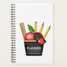 Apple Cupcake Custom Planer des Lehrers