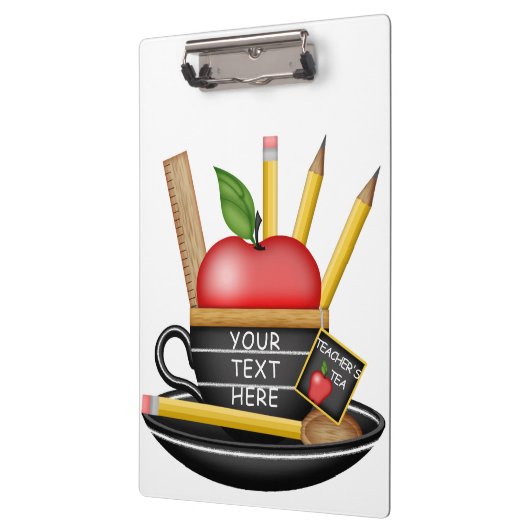 Apple Custom Blackboard Cup Clip Board des Lehrers Klemmbrett (Links)