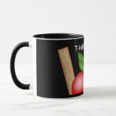 Apple Custom Blackboard Tasse des Lehrers (Links)