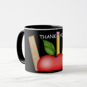 Apple Custom Blackboard Tasse des Lehrers