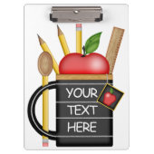 Apple Custom-Clip-Board des Lehrers Klemmbrett (Vorderseite)