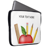Apple Custom Laptop Sleeve für Lehrer (Vorne Rechts)