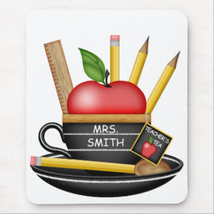 Apple Custom Teacup Mouse Pad für Lehrer Mousepad