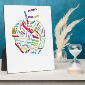 Apple Customize Add Teachers name auf Apple Leaf Fotoplatte (Seite)
