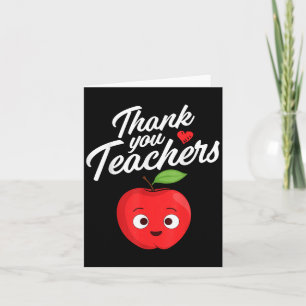 Apple danke Ihnen Lehrer Lehrer Motivierend Apple Karte