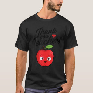 Apple danke Ihnen Lehrer Lehrer Motivierend Apple T-Shirt