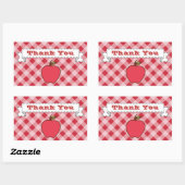 Apple danke Ihnen Stickers (Blatt)