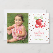 Apple Dankeschön Karte mit Foto (Vorderseite)