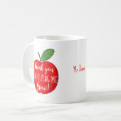 Apple dankt Ihnen, dass Sie uns geholfen haben, Le Kaffeetasse (Vorderseite Links)