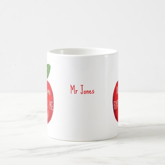 Apple dankt Ihnen, dass Sie uns geholfen haben, Le Kaffeetasse (Mittel)