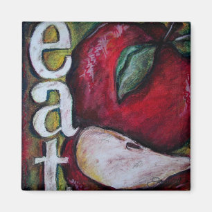 Apple, das ein Tag… essen! Magnet