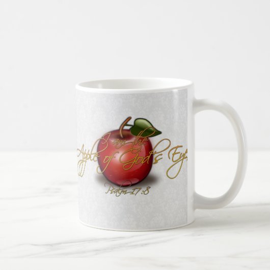 Apple des Auges des Gottes, christlich Kaffeetasse (Rechts)