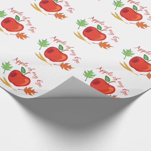 Apple des Auges Geschenkpapier (Ecke)