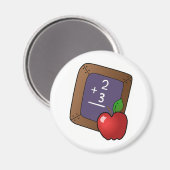 Apple des Lehrers Magnet (Vorderseite/Rückseite)