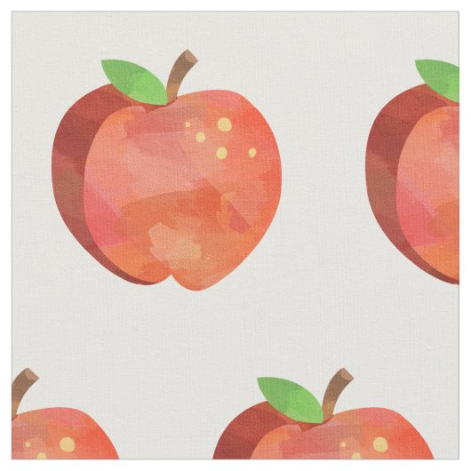 Apple des Lehrers Stoff (Nahaufnahme)