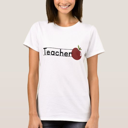 Apple des Lehrers T-Shirt (Vorderseite)