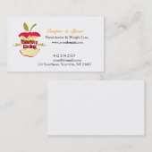 Apple Design Business Visitenkarte (Vorne/Hinten)