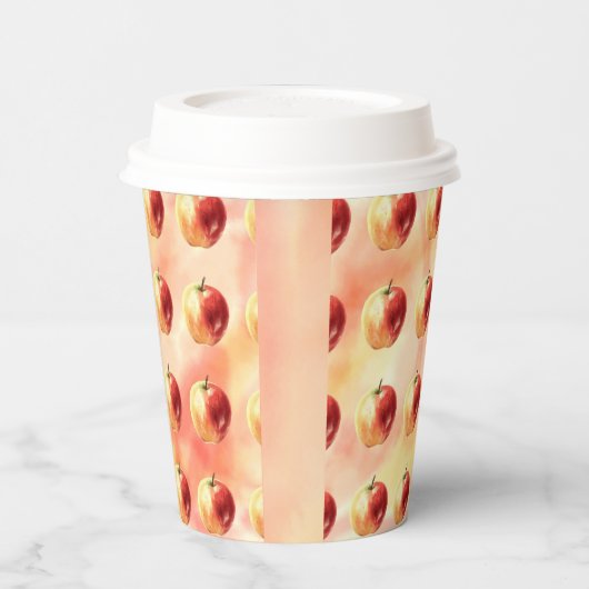 Apple Design Verfügbarer Kaffee Cup Pappbecher (Links)