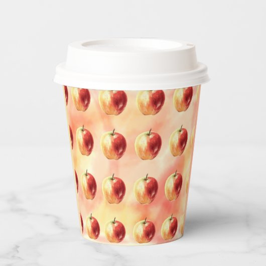 Apple Design Verfügbarer Kaffee Cup Pappbecher (Vorderseite)