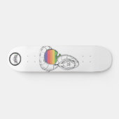 Apple design with snake skateboard (Horizontal)