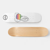 Apple design with snake skateboard (Horizontal)