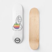 Apple design with snake skateboard (Vorderseite)