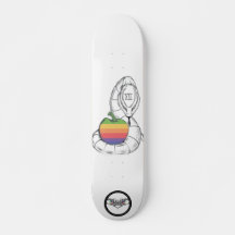 Apple design with snake