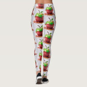 Apple Digital Art Leggings (Rückseite)