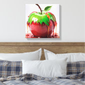 Apple Digital Art Leinwanddruck (Insitu (Schlafzimmer))