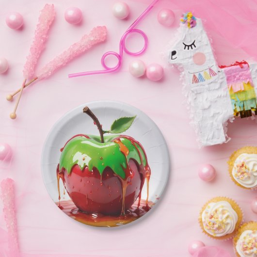 Apple Digital Art Pappteller (Party)